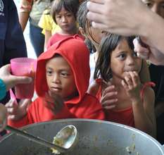 Hundreds of kids received a hot meal thanks to you