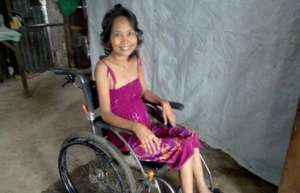 One survivor we helped provide with a wheelchair