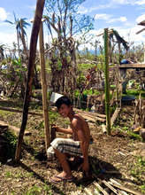 Your gifts will help him rebuild his home