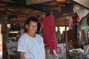 We're helping survivors like her rebuild