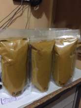 Processed turmeric in powder form