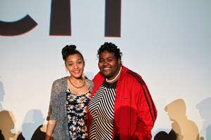 Jessica and Jaida at their premiere at OZ