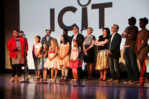 One of our winning writers, Jessica, and her crew