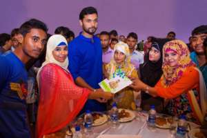 Mashrafe Murtaza, Captain with Spreeha students