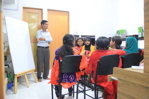 Computer classes at Spreeha's main center