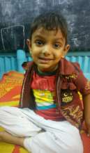 Molla, a pre-school student