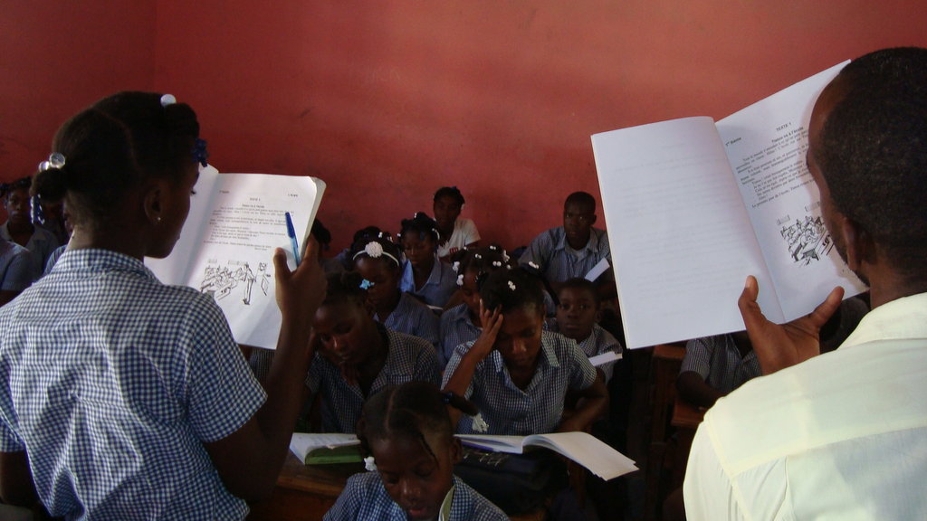 School books for 4375 children in Haiti