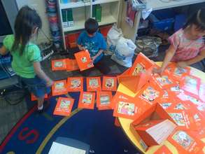 Book Delivery at the Skid Row Learning Center