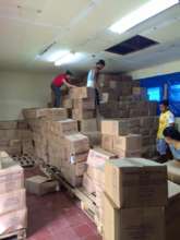 warehouse being loaded