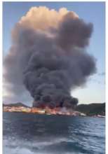 fire in guanaja
