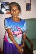 elderly lady from front