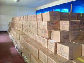 10.2 million meals in IRC warehouse