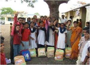 Education Material Distribution to Children