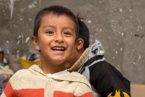 1 of the children in the Miski Wawa health project