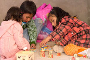 3 children from the Miski Wawa health project