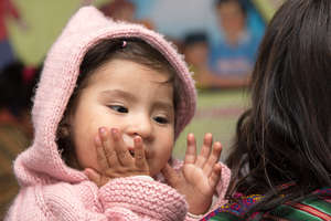 one of the children in the project