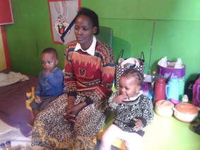 Our care-giver with children