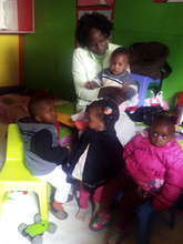 babies looked after by a mother.