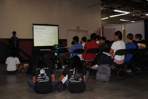 Students teaching students