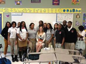 a guest speaker in the NFTE classroom