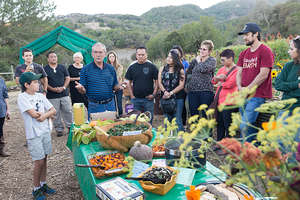 Native Foodways Ethnobotany Garden, part of NACELE