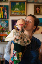Emily and her new political puppet