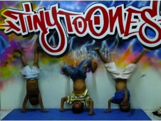 A few of our Tinniest mimicking their heros!