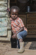 little boy at home