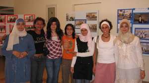 Female basketball class