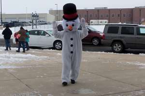 Frosty comes to see the children of Washington