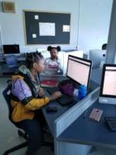 Students Coding