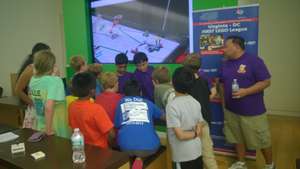 FLL Student and CoachesTraining at Microsoft Store