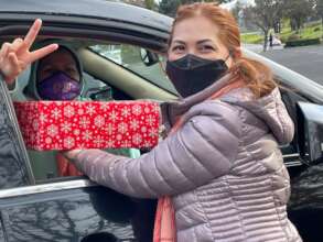 Drive-thru gift delivery brings smiles