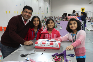 Giving back as a family