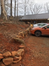 Rock Retaining Wall