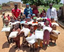Our beneficiaries with their ITNS