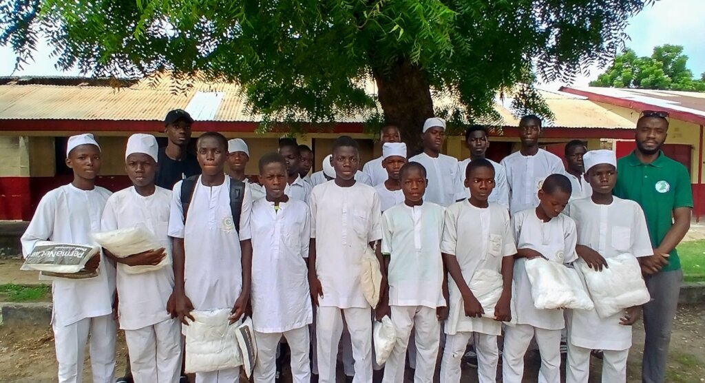 Students given the nets