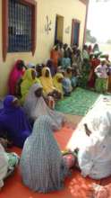 Focus Group discussion with the women and children