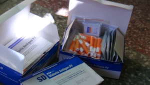 Test kits used