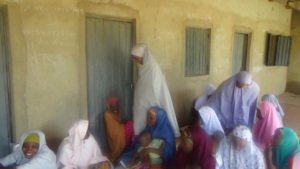 Some of the women given the ITNS