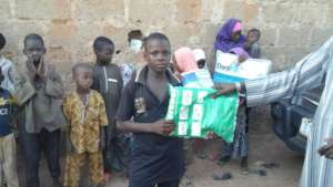 One of the children in Madobi
