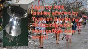 1000 Solar Lamps to Typhoon affected families