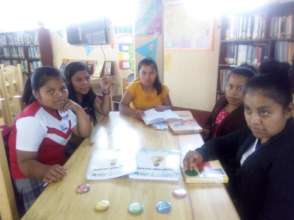 Girl Readers in San Juan Chamelco
