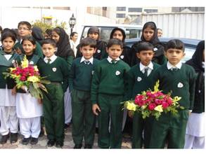 Students at Eid Milan Party