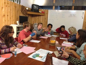 Our Youth Managers planning our Arbor Day event