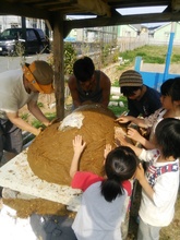 Building an earth oven