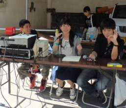 Child radio station cooperating with actual radio