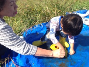 The children saved the tadpoles