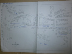 Spot map showing washed-out households in Samar