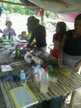 women procesing herbal